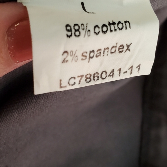 GREY Stretchy Denim Pants in Size Large Casual. - Picture 4 of 8